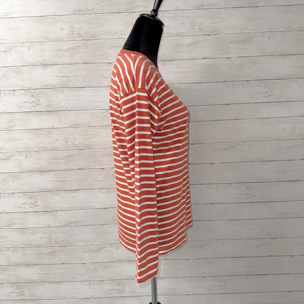 J. Crew Long Sleeve Striped Tee - Picture 4 of 6